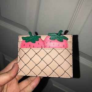 LIKE NEW Kate Spade Strawberry Cardholder